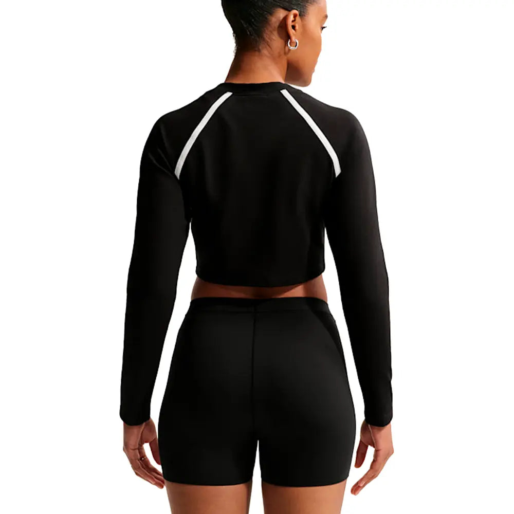 W NSW Tight LS Cropped Top 'Black'