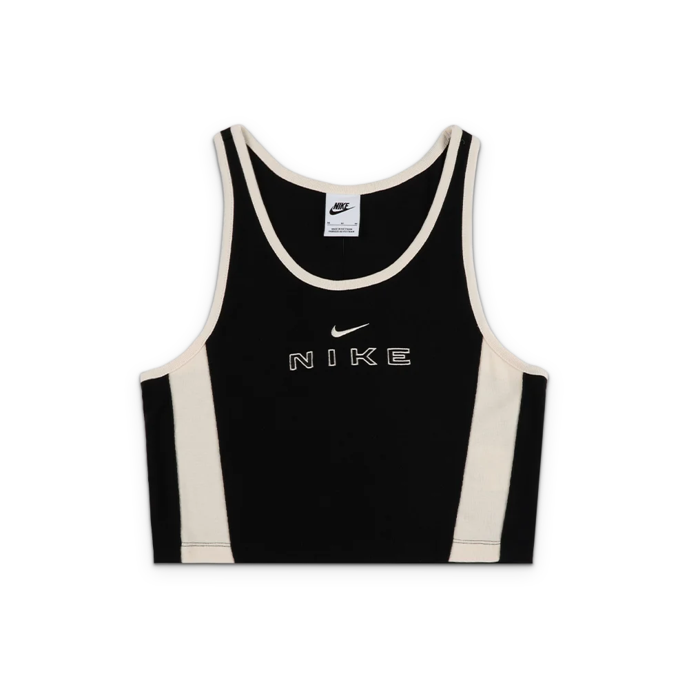 W NSW Tight Graphic Tank Top 'Black Chalk'