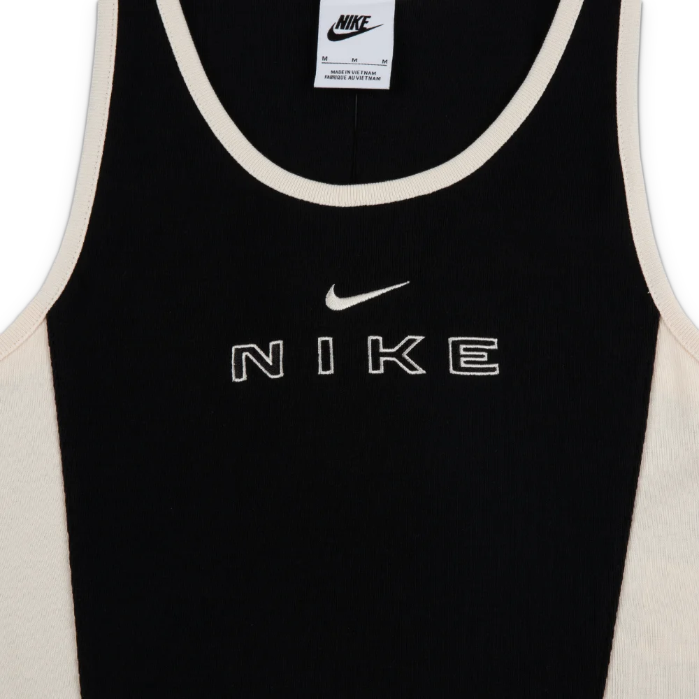 W NSW Tight Graphic Tank Top 'Black Chalk'