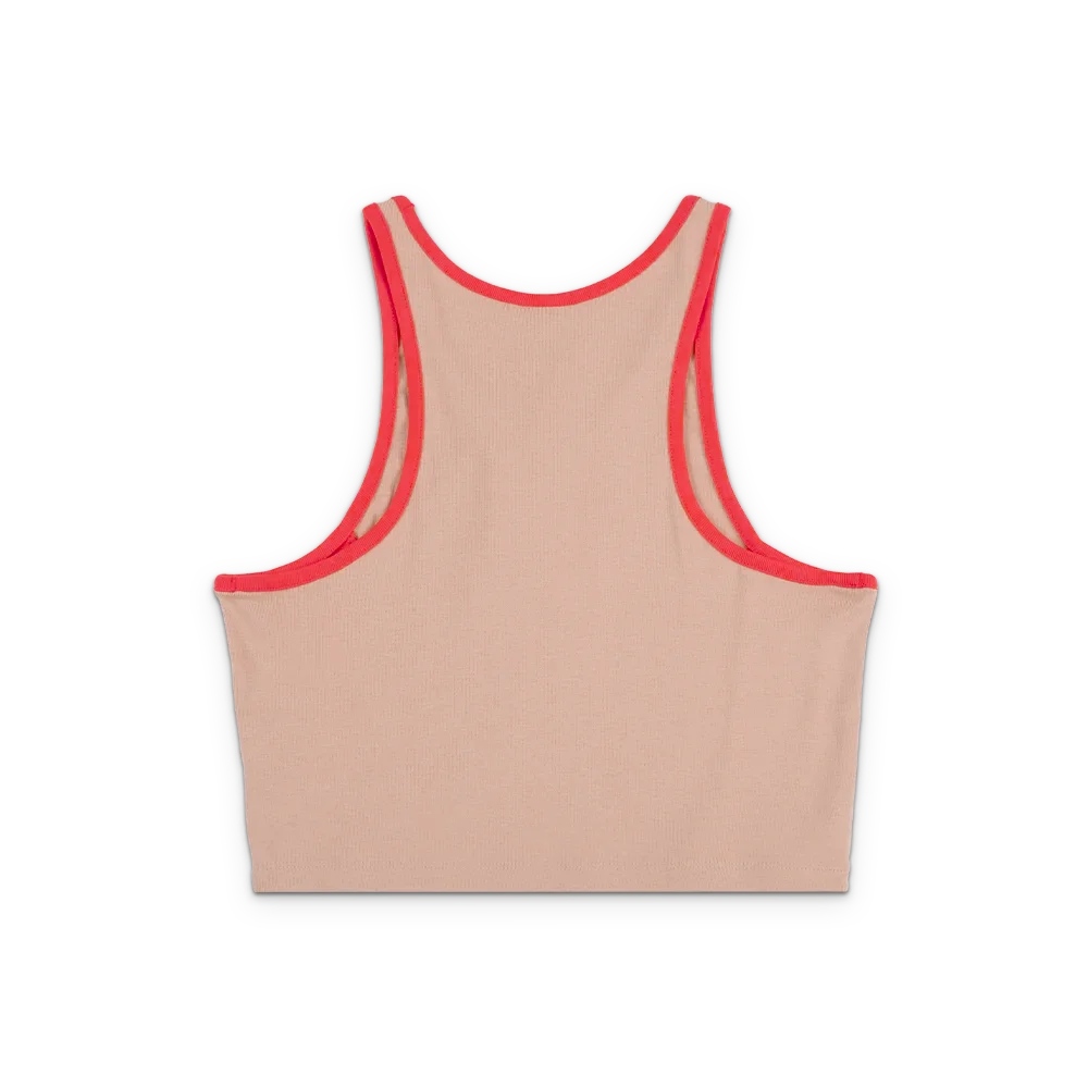 W NSW Tight Graphic Tank Top 'Linen Light Crimson'