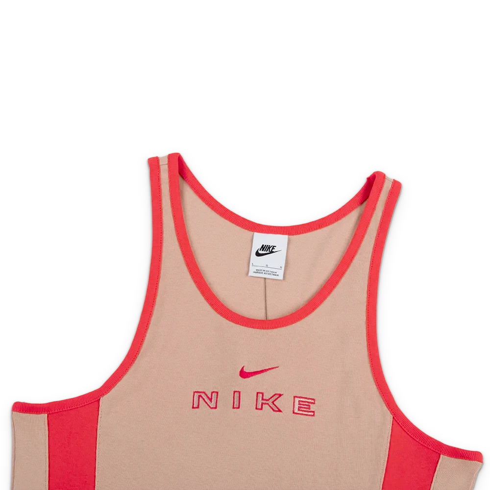 W NSW Tight Graphic Tank Top 'Linen Light Crimson'