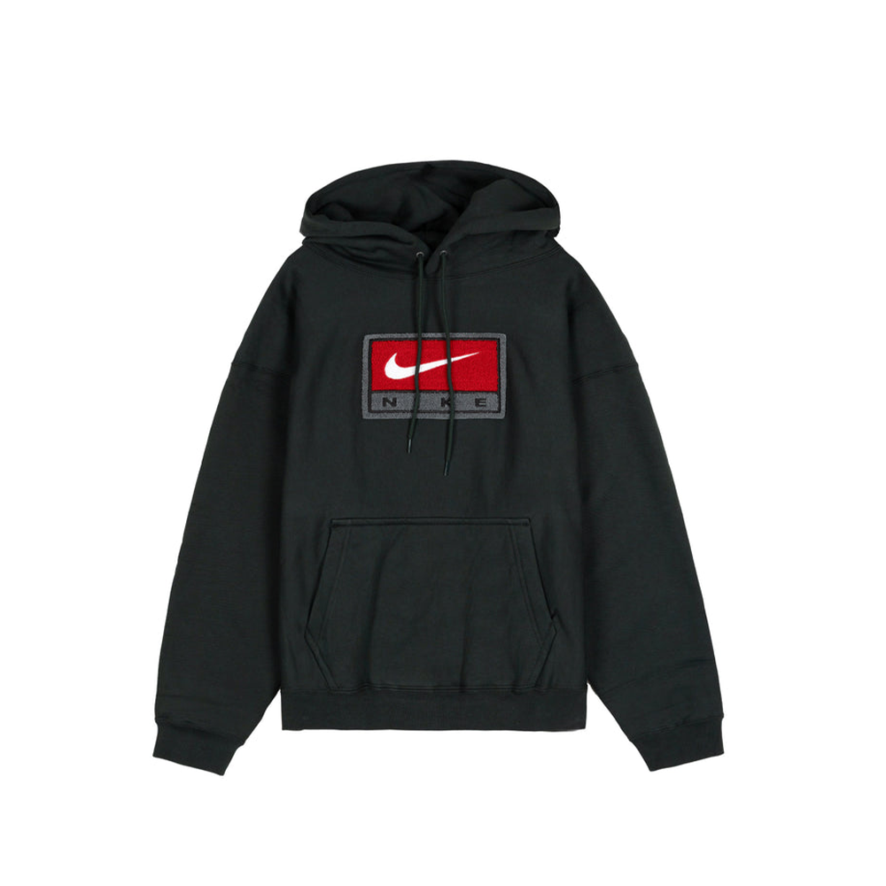 Nike Solo Swoosh Fleece Pullover Hoodie 'Black Spruce White' – TAKOUT®