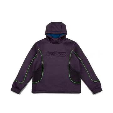 Project F.R.O.G. Bubble Mesh Pullover Hoodie 'Dark Raisin'