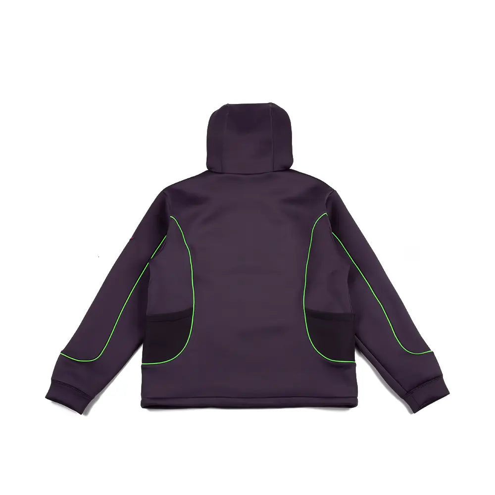 Project F.R.O.G. Bubble Mesh Pullover Hoodie 'Dark Raisin'