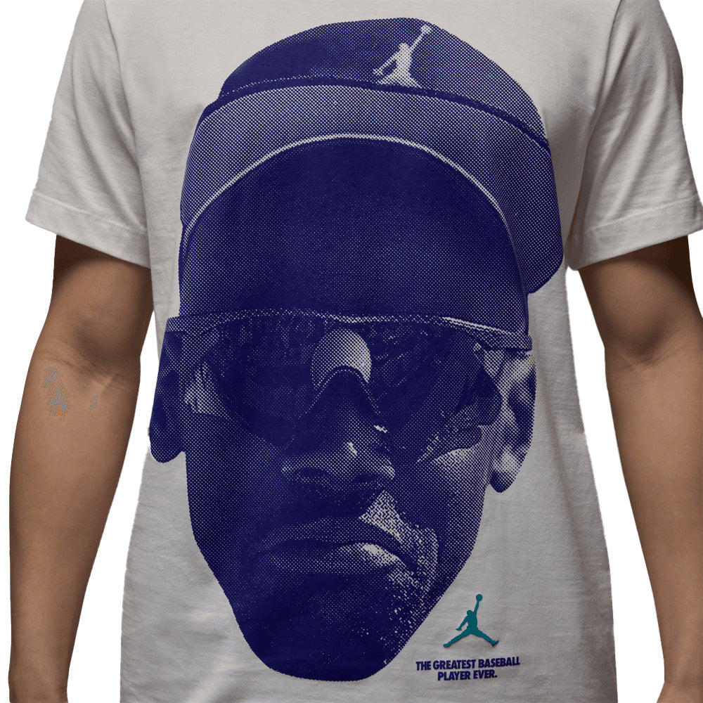 Jordan Diamond 45 Greatest Baseball Player Tee 'Summit White'