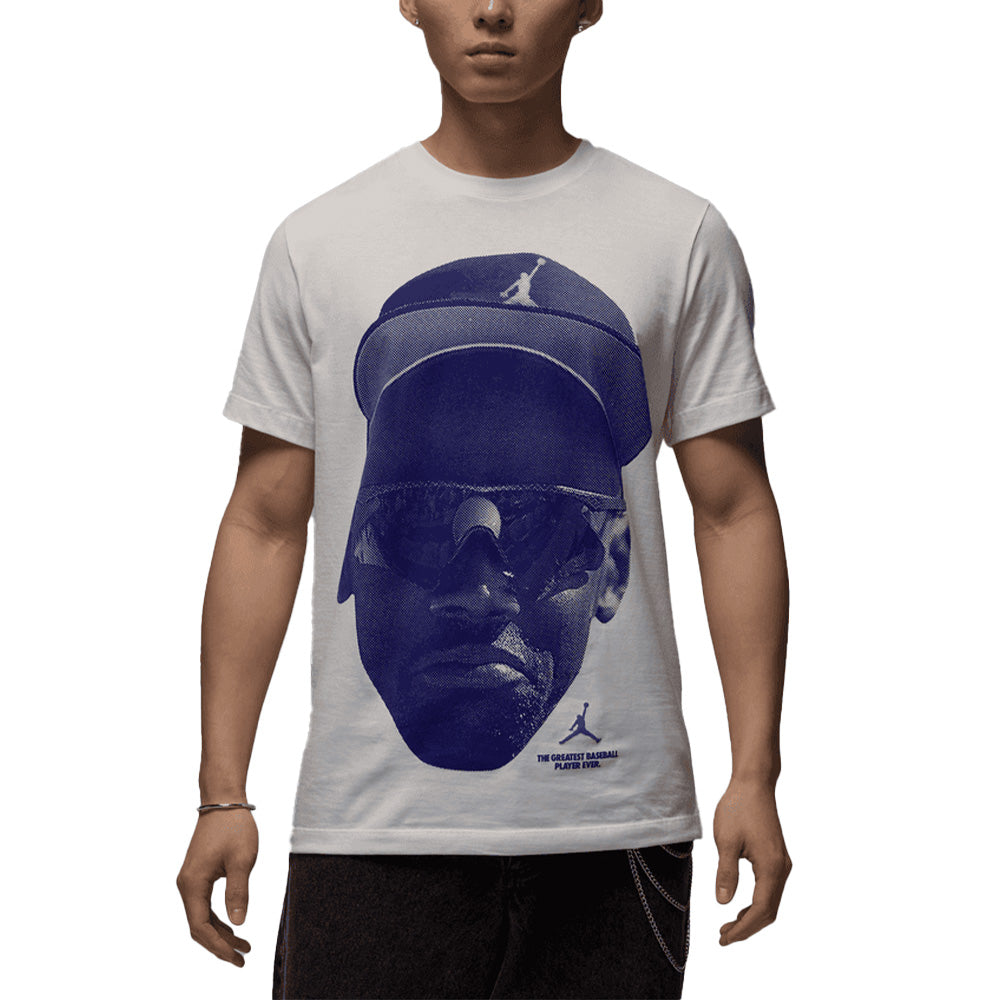 Jordan Diamond 45 Greatest Baseball Player Tee 'Summit White'