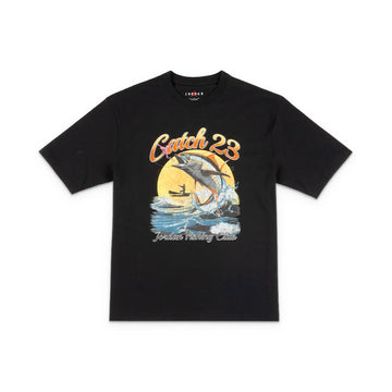 Jordan Fish Graphic Short Sleeve Tee 'Black White'