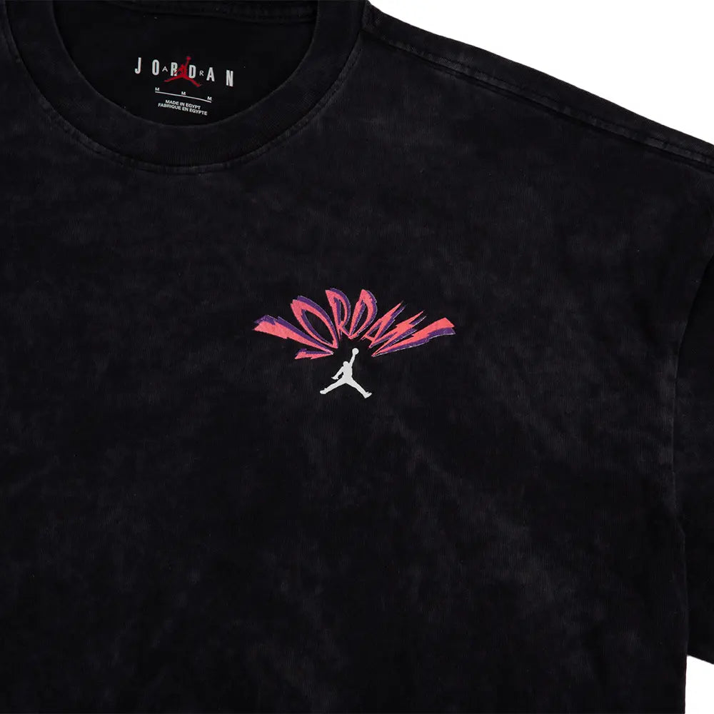 Jordan Flight Reis Fear Short Sleeve Crew Tee 'Black White'