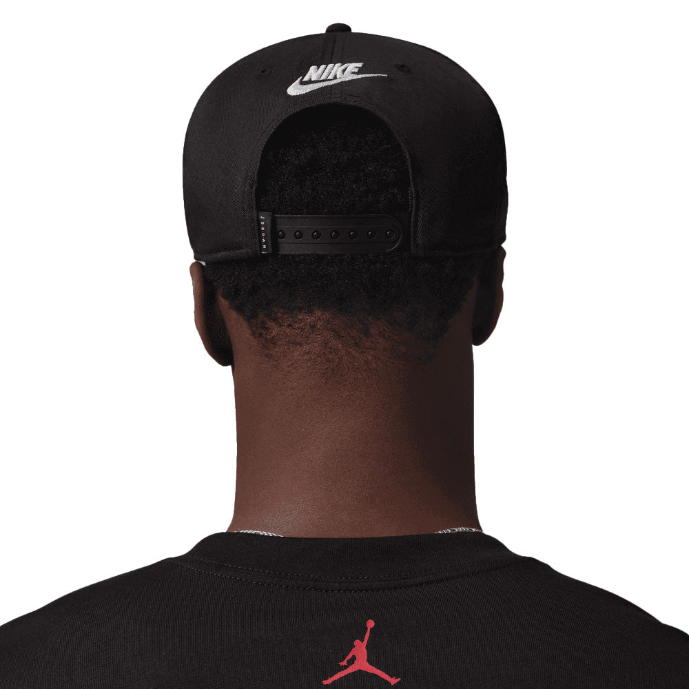 Jordan Essentials Pro Structured Flat Bill Hat 'Black'