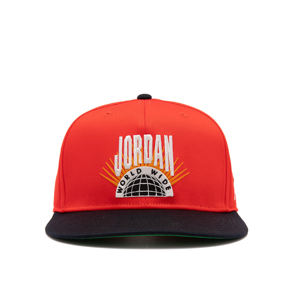 Jordan Essentials Pro Structured Flat Bill Hat 'Chile Red'
