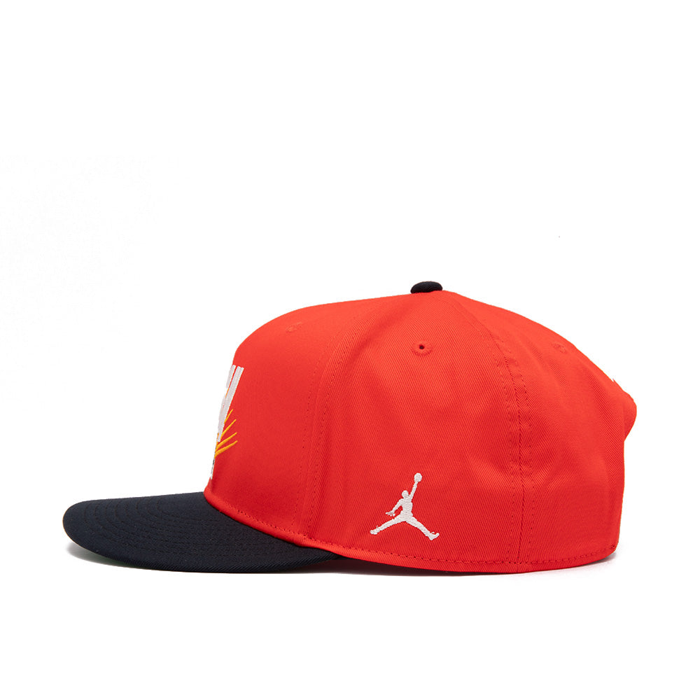 Jordan Essentials Pro Structured Flat Bill Hat 'Chile Red'
