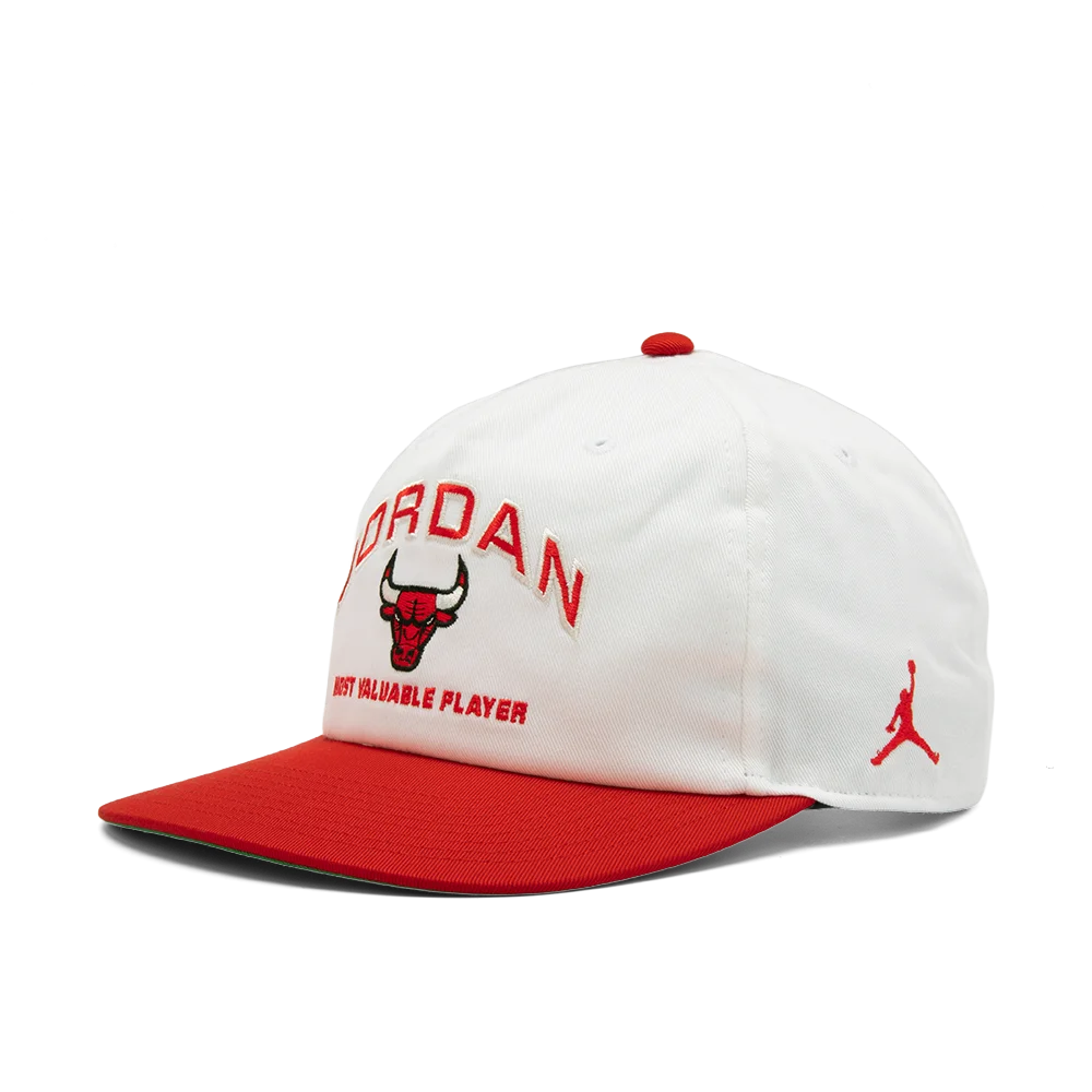 Jordan Pro Unstructured Flat Bill Hat 'White'
