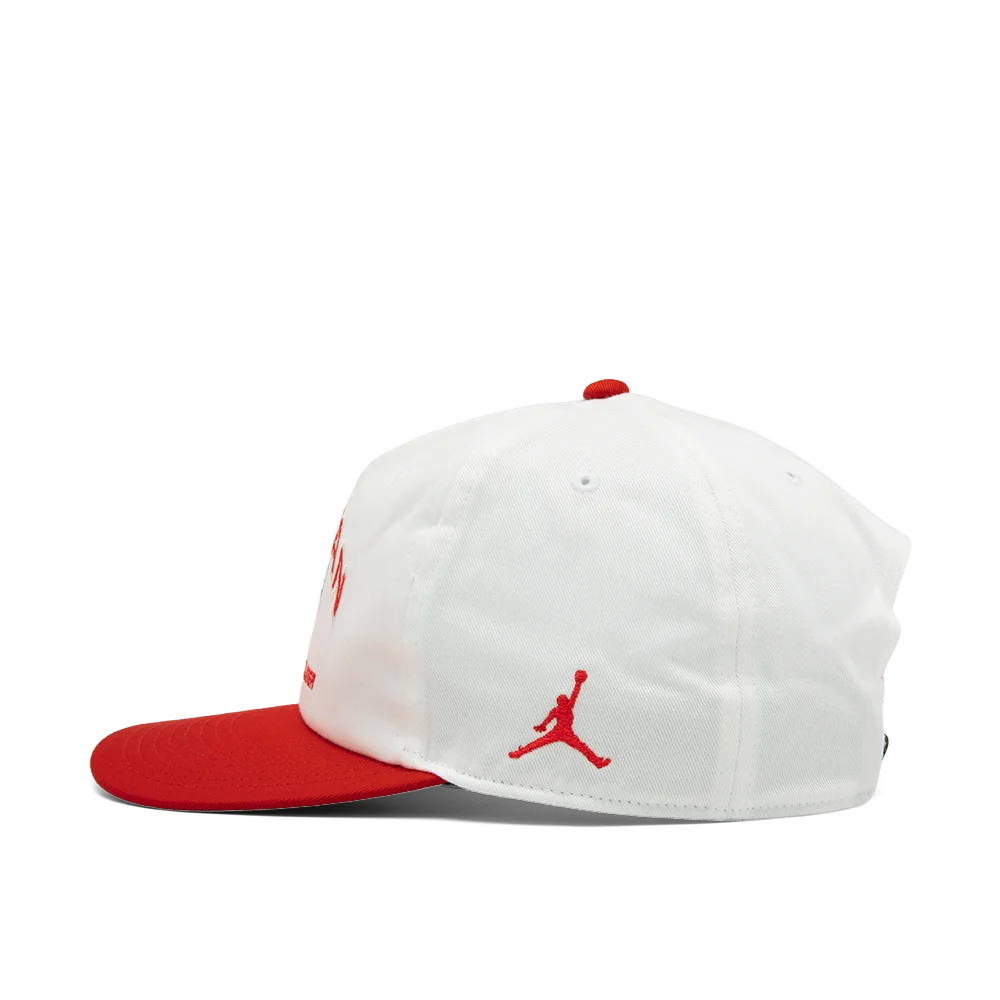 Jordan Pro Unstructured Flat Bill Hat 'White'