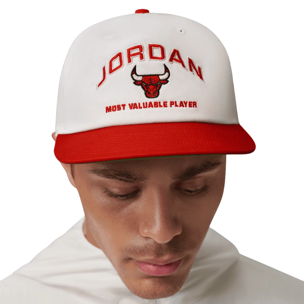 Jordan Pro Unstructured Flat Bill Hat 'White'