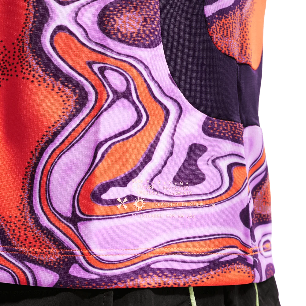 Project F.R.O.G. Liquify Short Sleeve Top 'Total Orange Tangerine Tint'