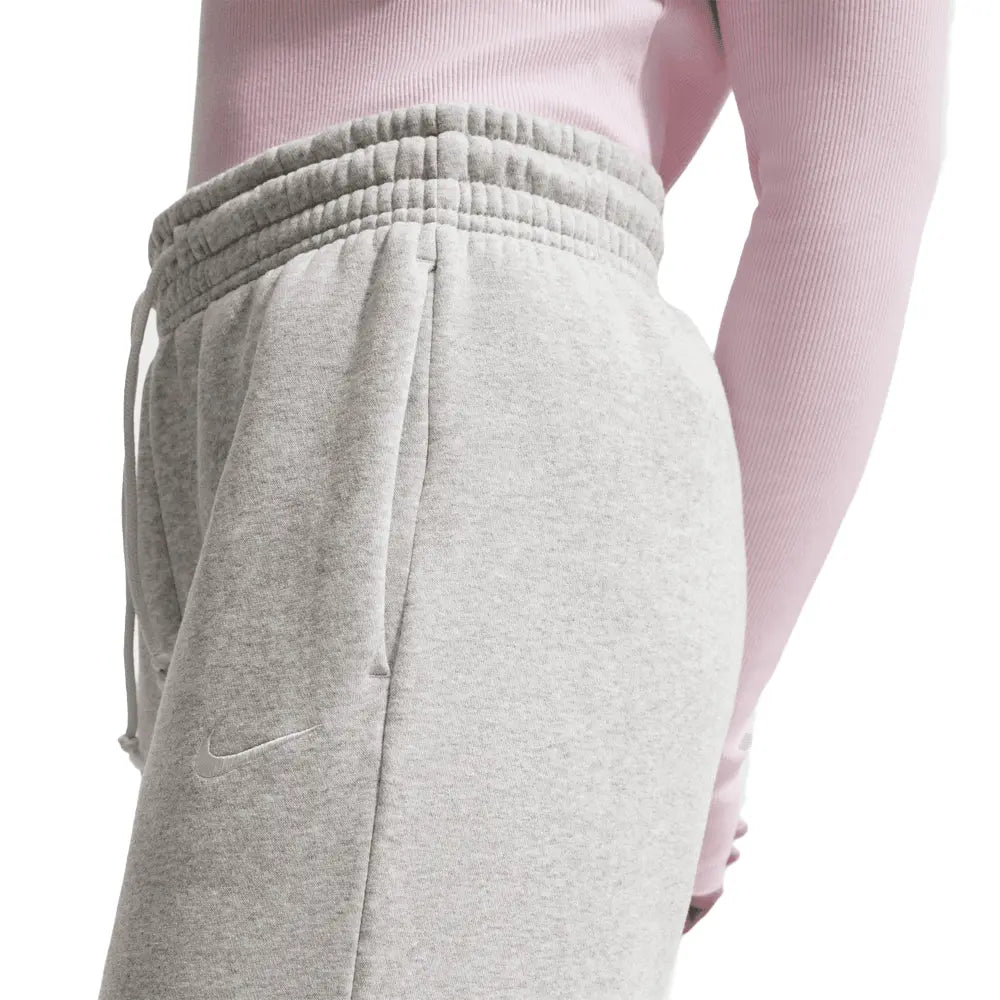 W NSW Phoenix Fleece High-Waisted Wide-Leg Pants 'Pure Platinum'