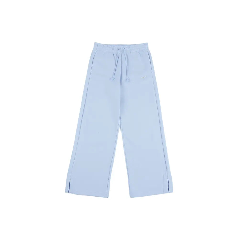 W NSW Phoenix Fleece High-Waisted Wide-Leg Pants 'Hydrogen Blue Sail'