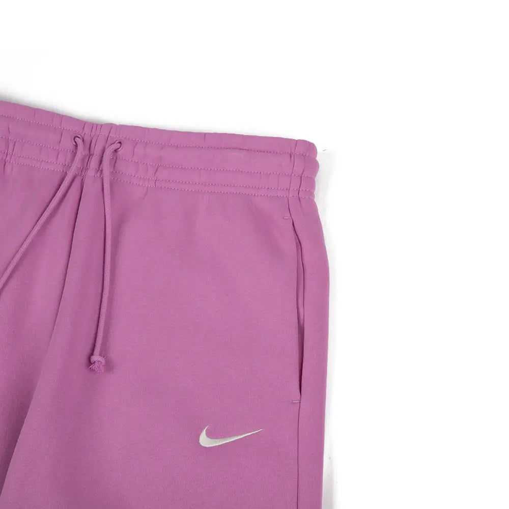 W NSW Phoenix Fleece High-Waisted Wide-Leg Pants 'Light Magenta'