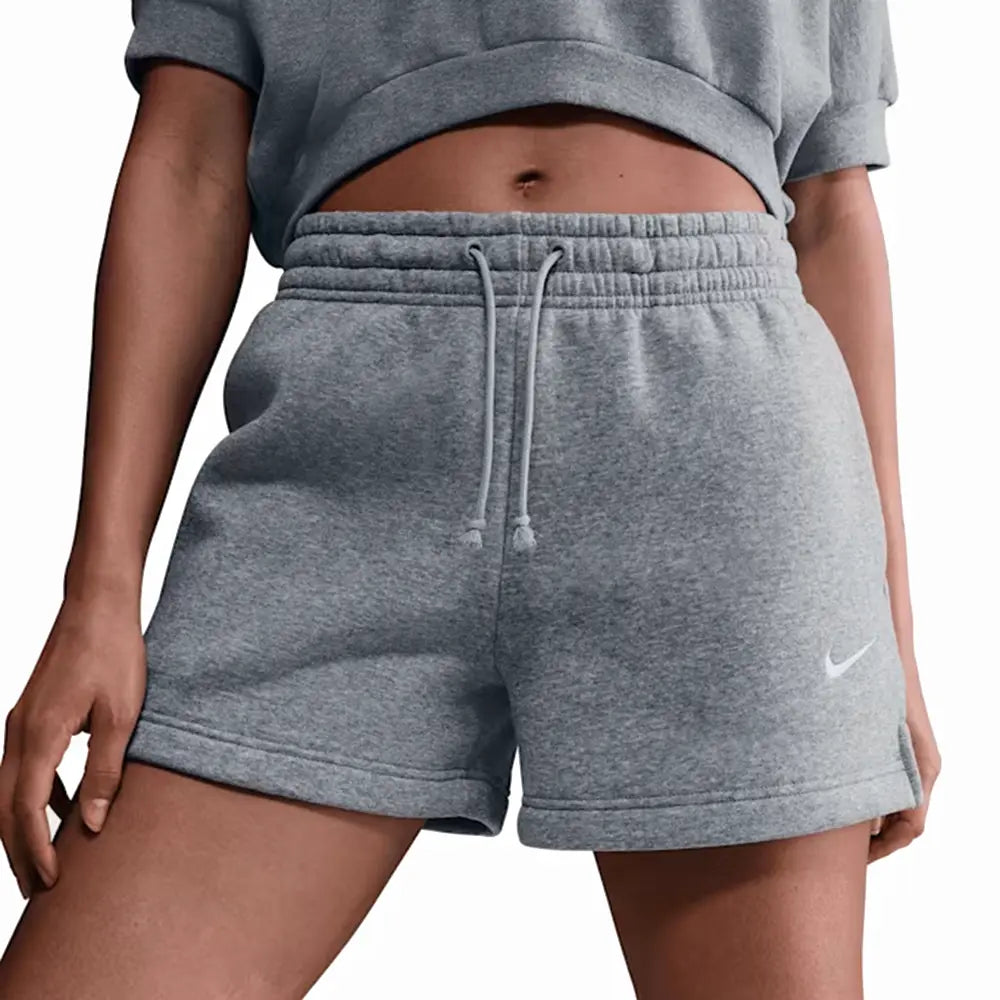 W NSW Phoenix Fleece Mid-Rise 4" Shorts 'Dark Grey Heather Sail'