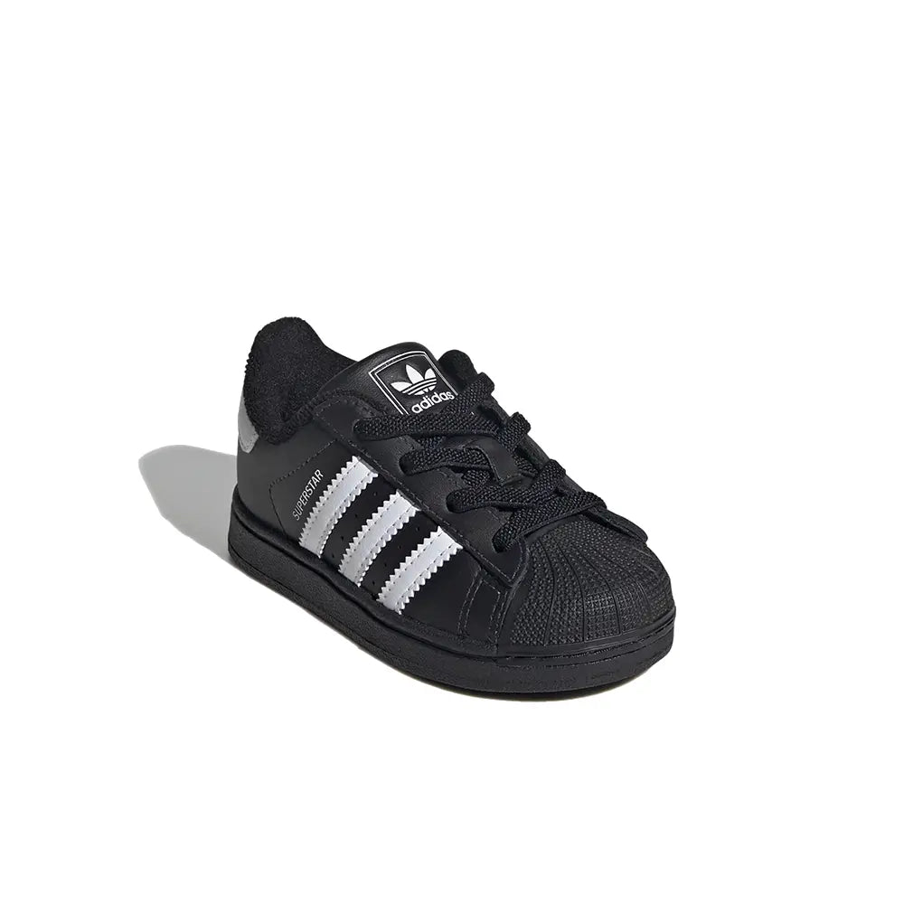 Superstar II Elastic Lace TD 'Core Black Cloud White'