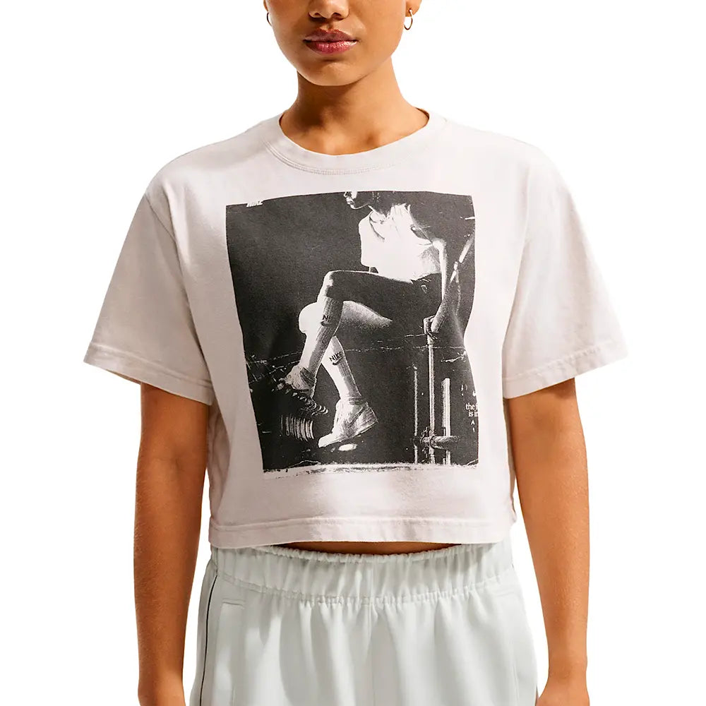 W Basketball Tee 'Light Bone'