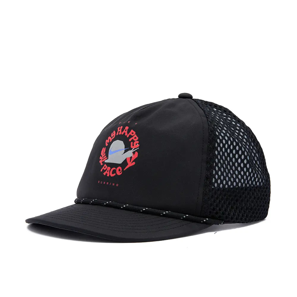 Pro Dri-FIT Unstructured Happy Pace Cap 'Black'