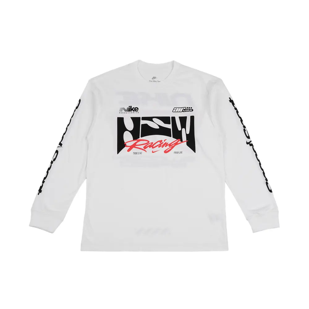 NSW Long-Sleeve Swoosh Speed Loose Tee 'White'