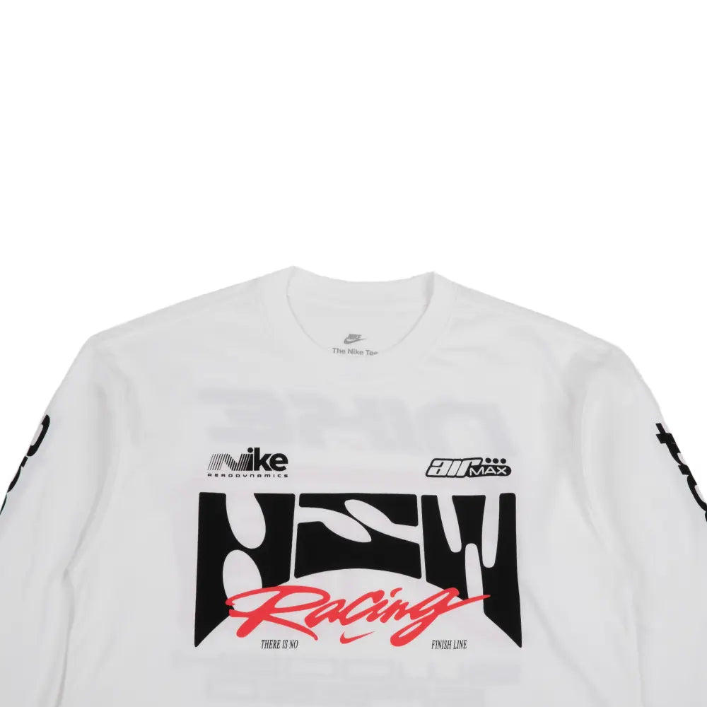 NSW Long-Sleeve Swoosh Speed Loose Tee 'White'