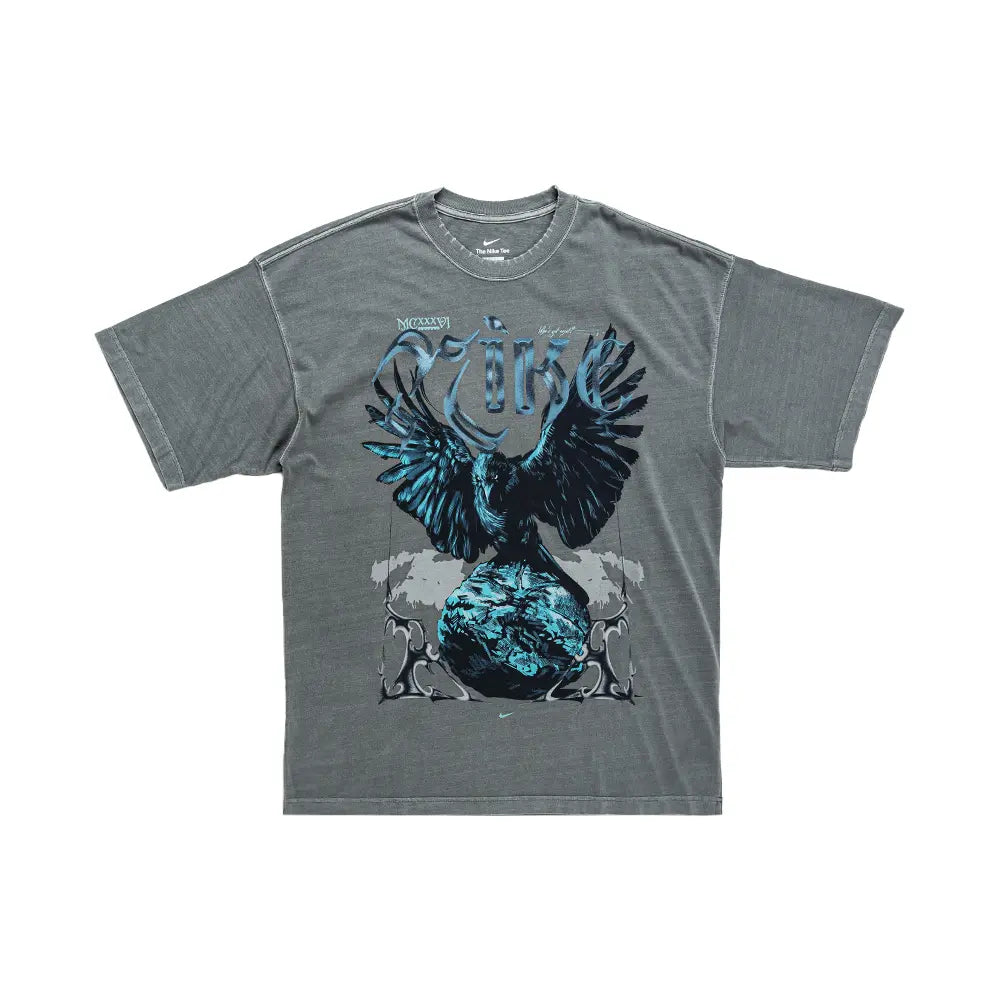 Summit Crow Basketball Oversized Tee 'Cool Grey'