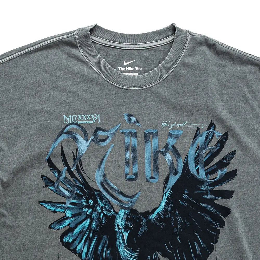 Summit Crow Basketball Oversized Tee 'Cool Grey'
