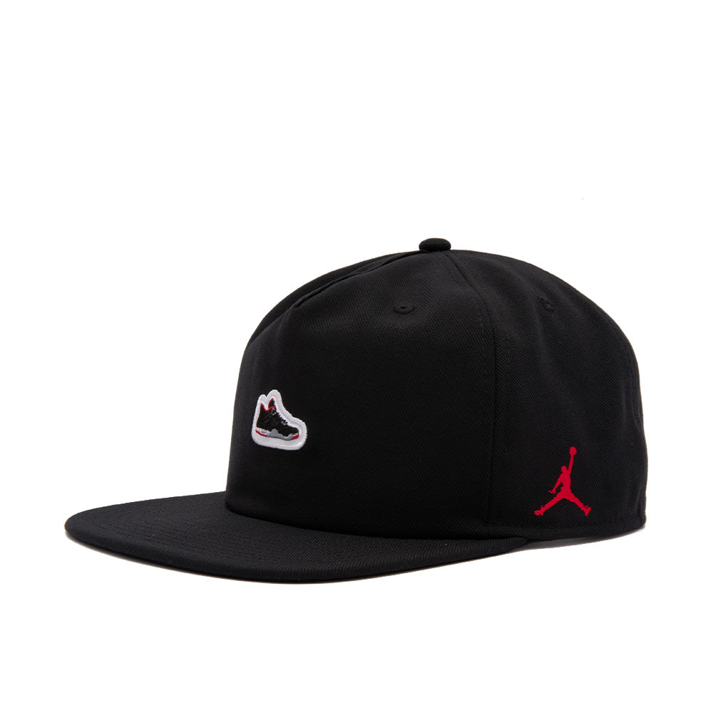 Jordan Pro Unstructured AJ4 Patch Hat 'Black'
