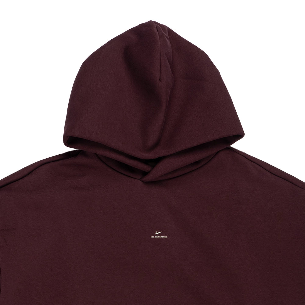 Standard Issue Therma-FIT Brushed Basketball Pullover Hoodie 'Burgundy Crush'