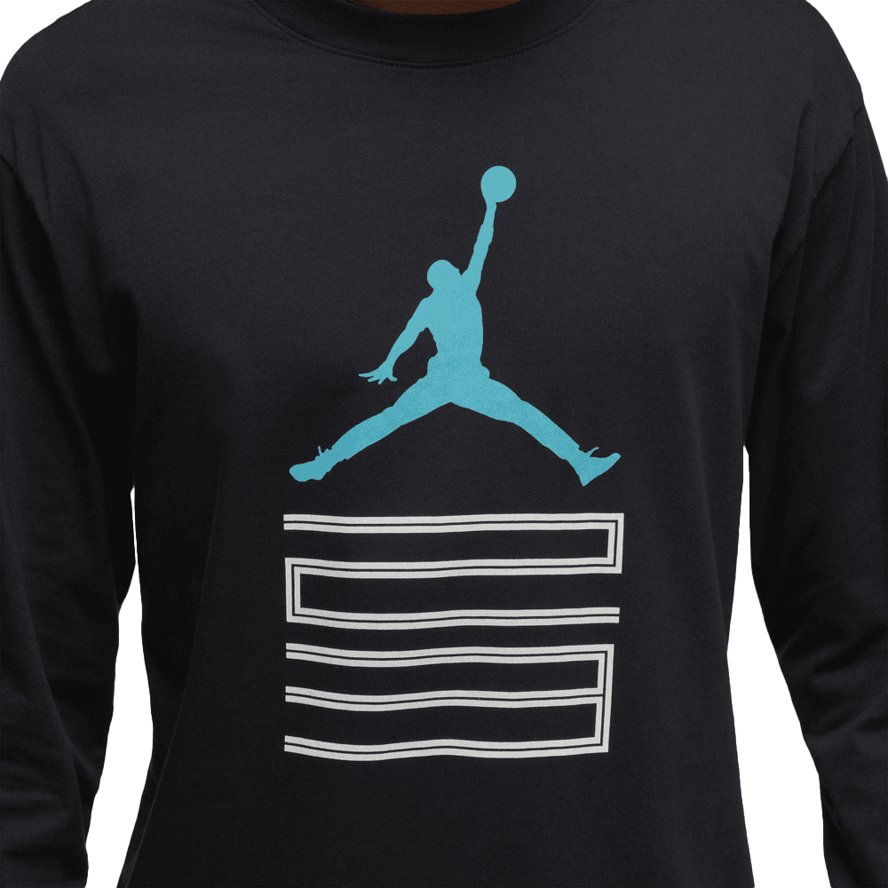 Jordan Brooklyn AJ11 Graphic LS T-Shirt 'Black'