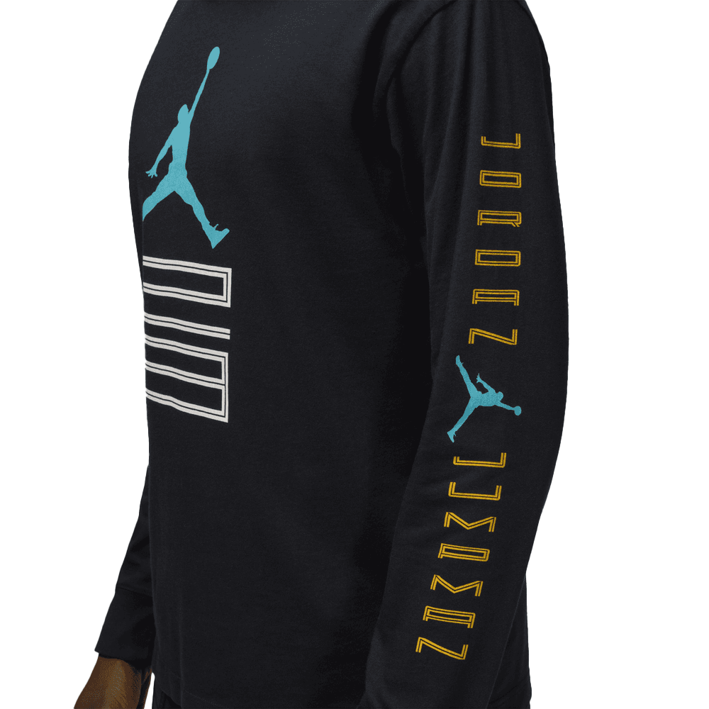 Jordan Brooklyn AJ11 Graphic LS T-Shirt 'Black'
