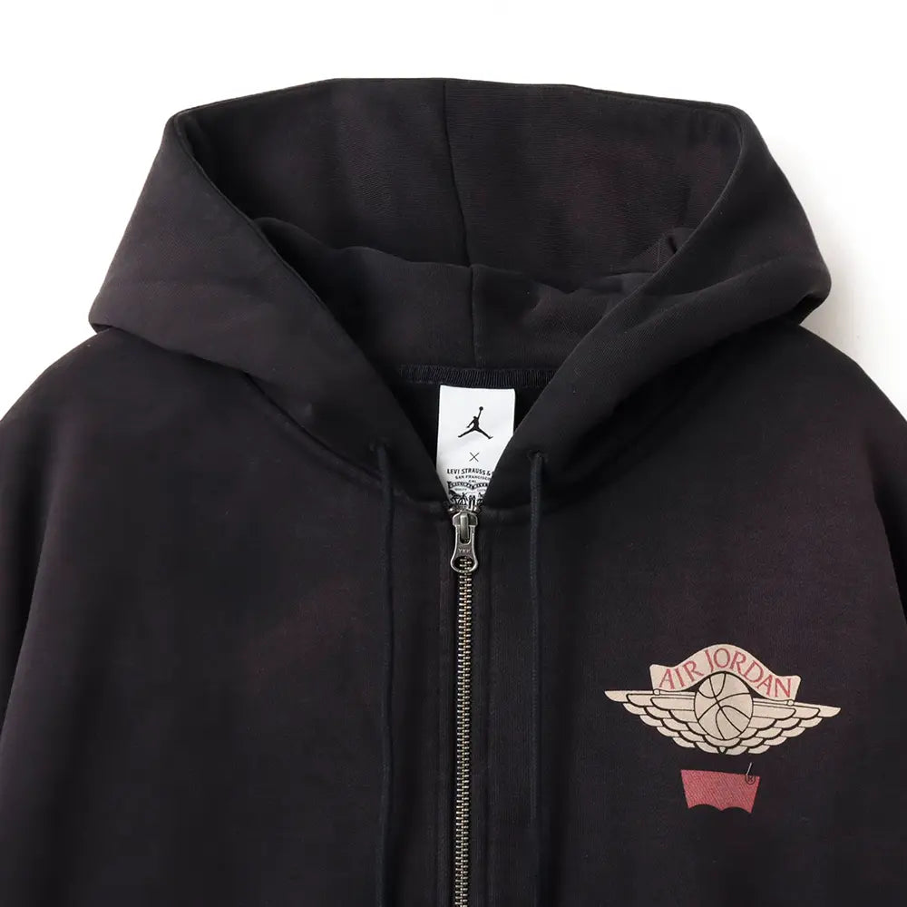 Levi's x Jordan FZ Hoodie 'Black' – TAKOUT® Levi's x Jordan FZ Hoodie 'Black' – TAKOUT®