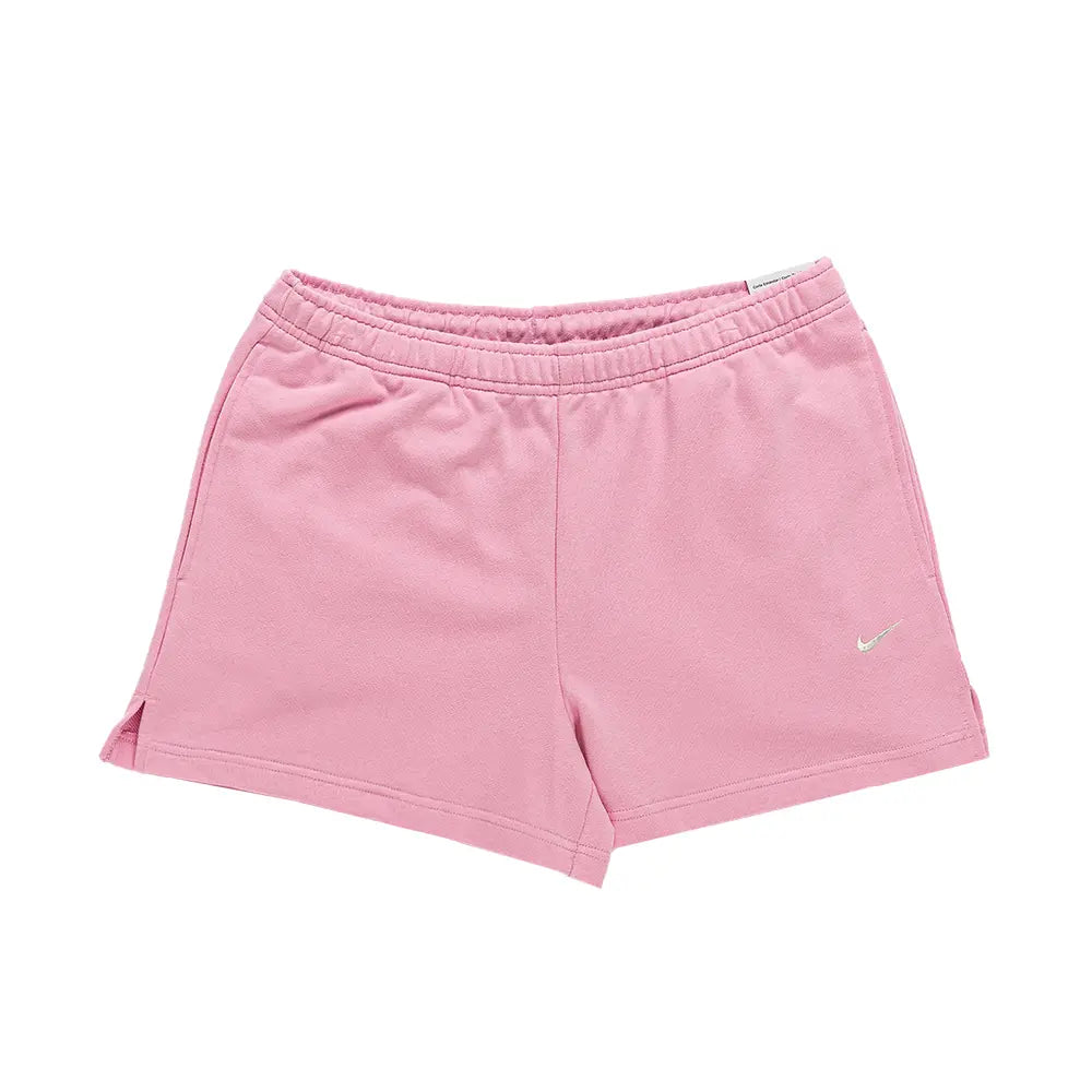 W Studio Fleece Lightweight Mid-Rise Shorts 'Pink Rise Sail'
