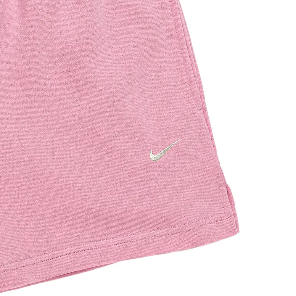 W Studio Fleece Lightweight Mid-Rise Shorts 'Pink Rise Sail'