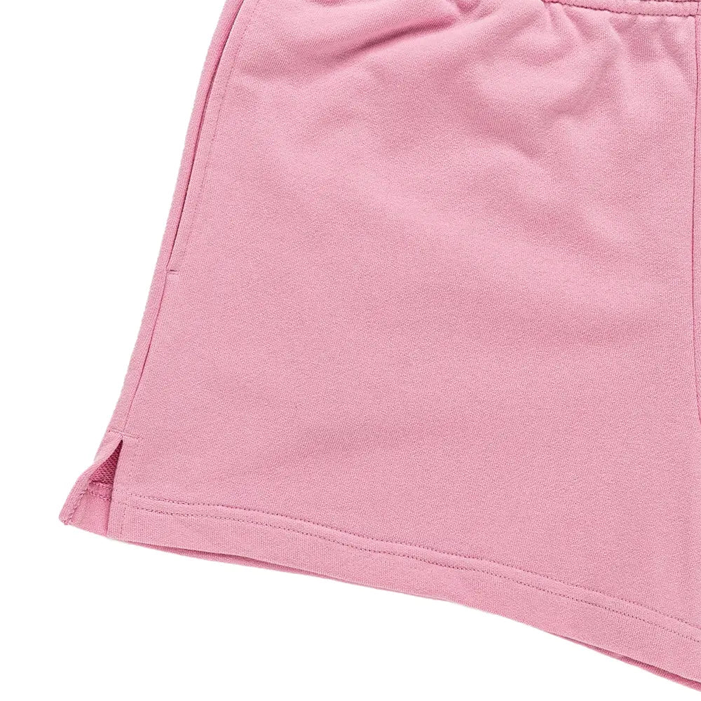 W Studio Fleece Lightweight Mid-Rise Shorts 'Pink Rise Sail'