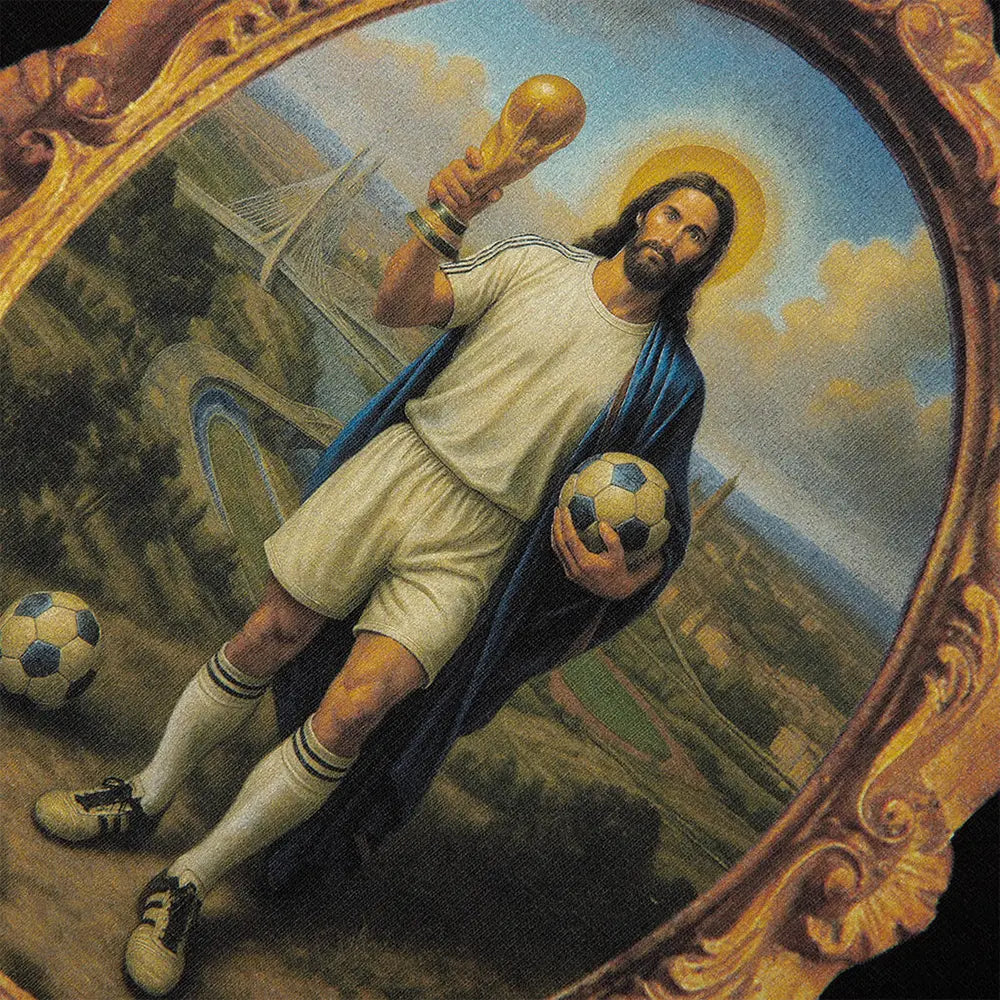 God and Futbol Tee 'Black'