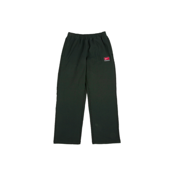 Solo Swoosh Fleece Open-Hem Pants 'Black Spruce White'