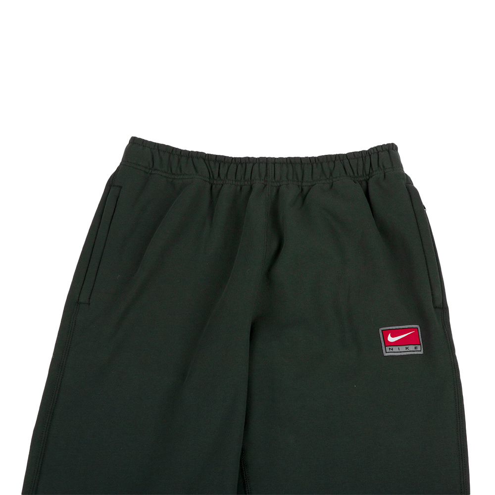 Solo Swoosh Fleece Open-Hem Pants 'Black Spruce White'