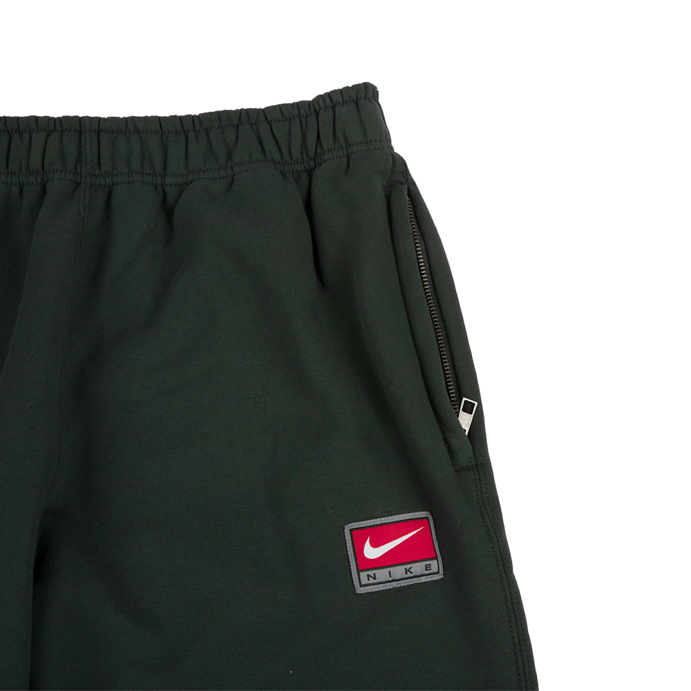 Solo Swoosh Fleece Open-Hem Pants 'Black Spruce White'