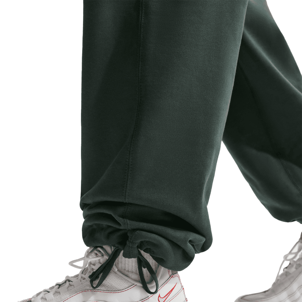 Solo Swoosh Fleece Open-Hem Pants 'Black Spruce White'