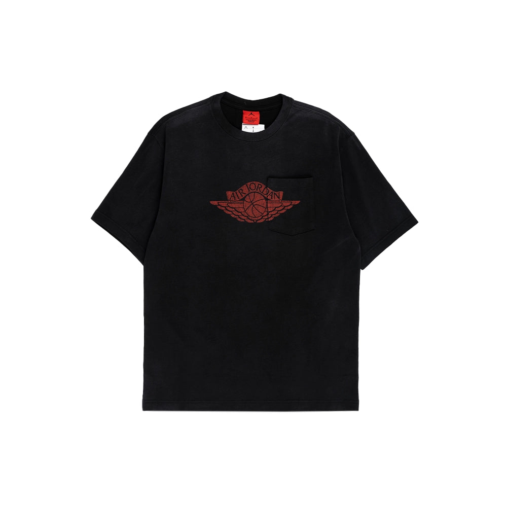 Jordan Flight Essentials Pocket Tee 'Black University Red'