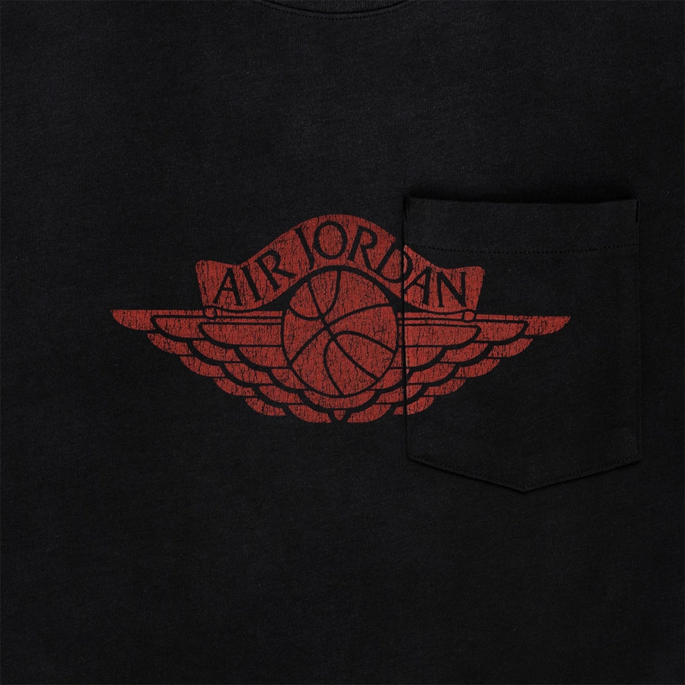 Jordan Flight Essentials Pocket Tee 'Black University Red'