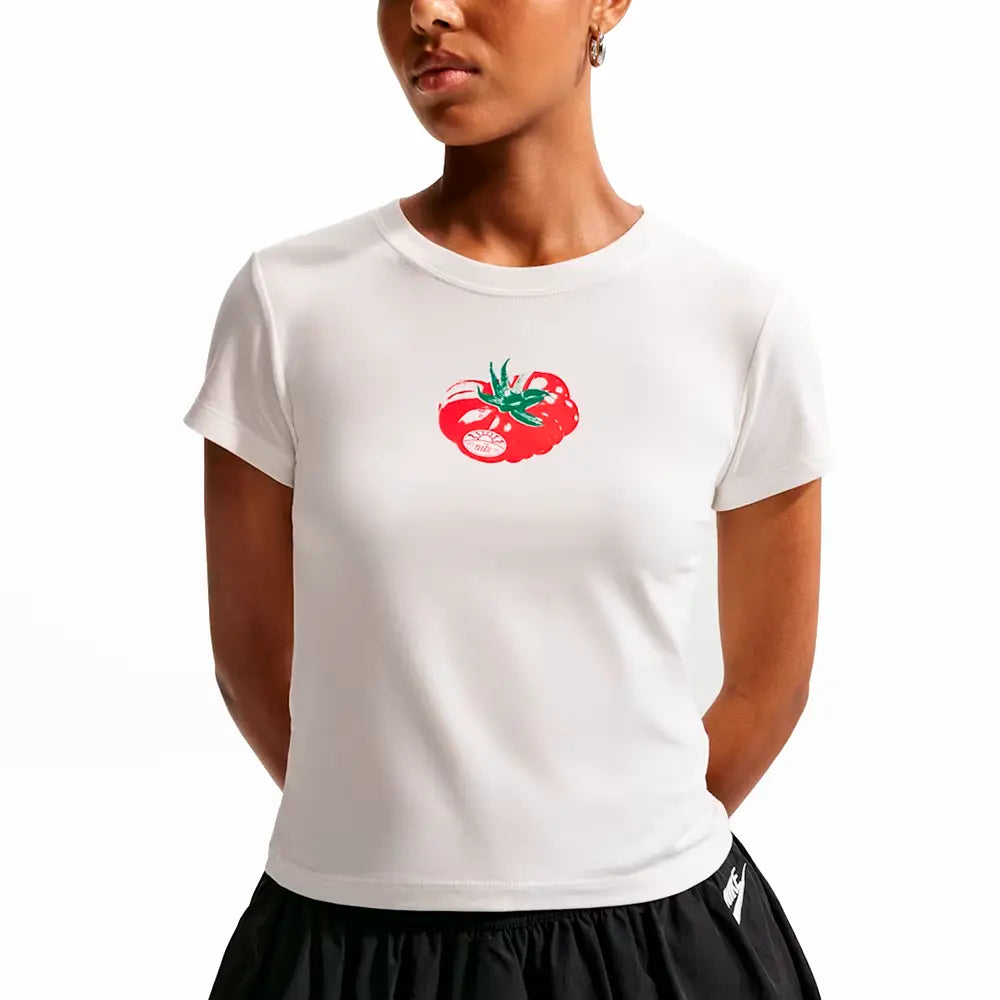 W NSW Chill Knit Slim Mod-Cropped Tee 'Sail'