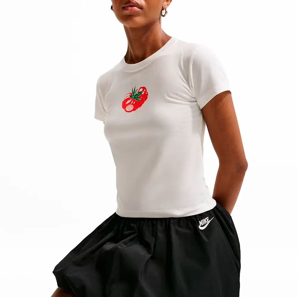 W NSW Chill Knit Slim Mod-Cropped Tee 'Sail'