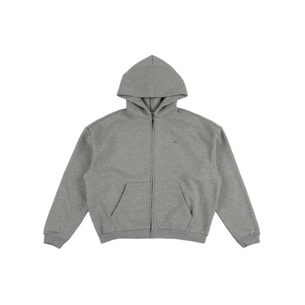 Standard Issue Therma-FIT Full-Zip Basketball Hoodie 'Dark Grey Heather Black'
