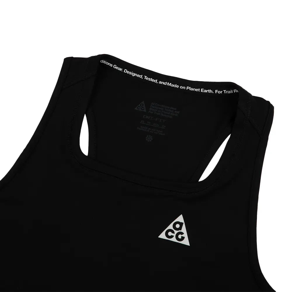W ACG Dri-FIT Trail Running Tank Top 'Black Summit White'