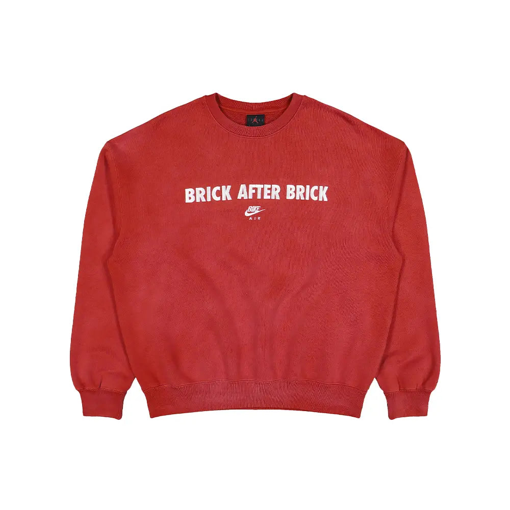 BIKE AIR x Nigel Sylvester x Jordan Fleece Crew-Neck Sweatshirt 'Cinnabar'